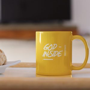 "God Inside" Ceramic Coffee Mug
